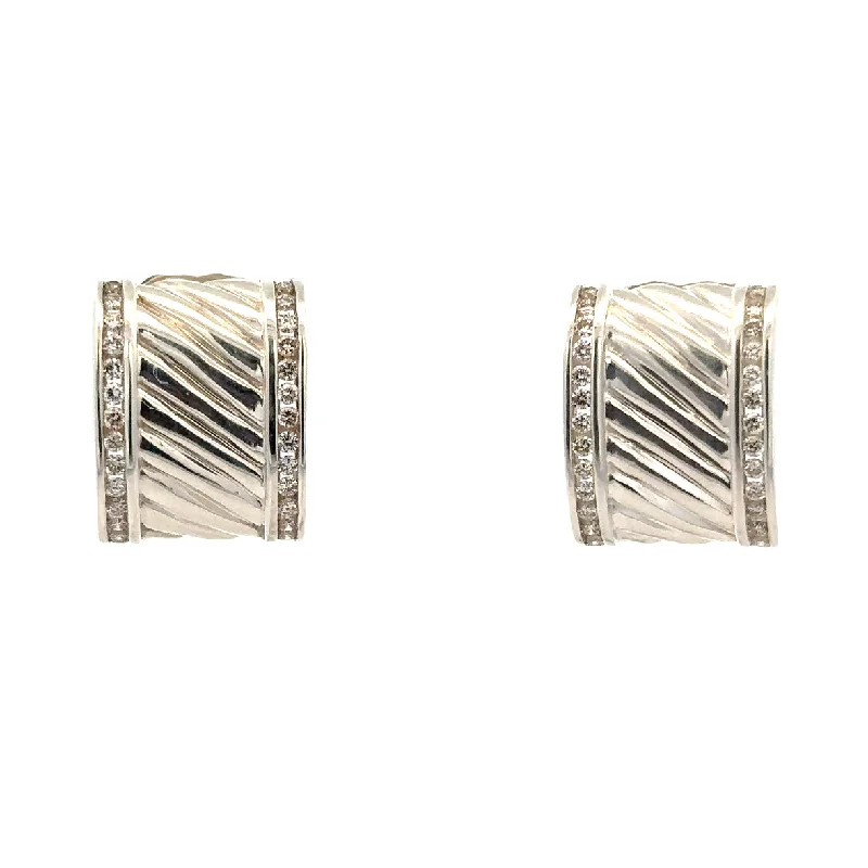 Jewelry Sale – Exclusive Styles At Lower Prices David Yurman Diamond Accented Sterling Silver Earrings Jewelry Sale – Exclusive Styles At Lower Prices David Yurman Diamond Accented Sterling Silver Earrings