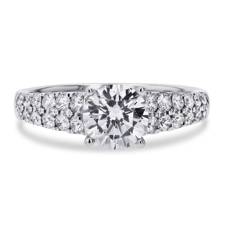Grab Your Favorite Jewelry At The Lowest Prices Simon G Double Row Pave Engagement Ring Grab Your Favorite Jewelry At The Lowest Prices Simon G Double Row Pave Engagement Ring