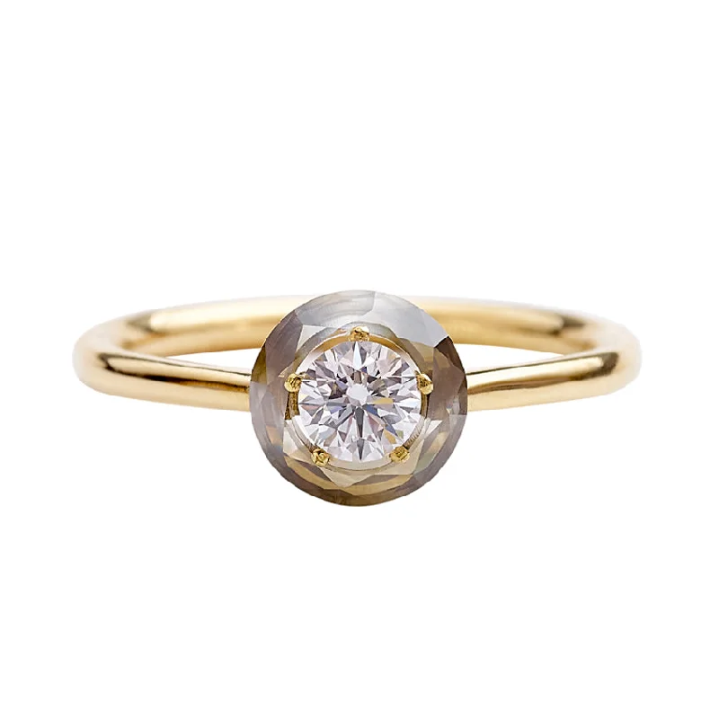 Diamond Sphere Engagement Ring - Limited Edition