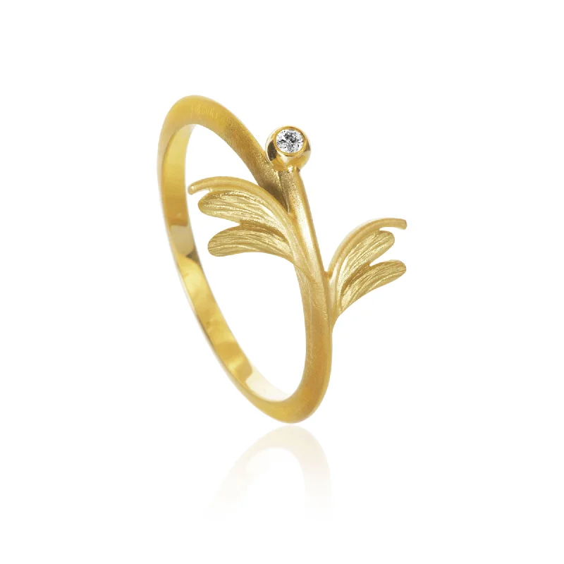 Celebrate With Sparkle – Jewelry Sale Now Live Aura 18K Gold Ring w. Diamond