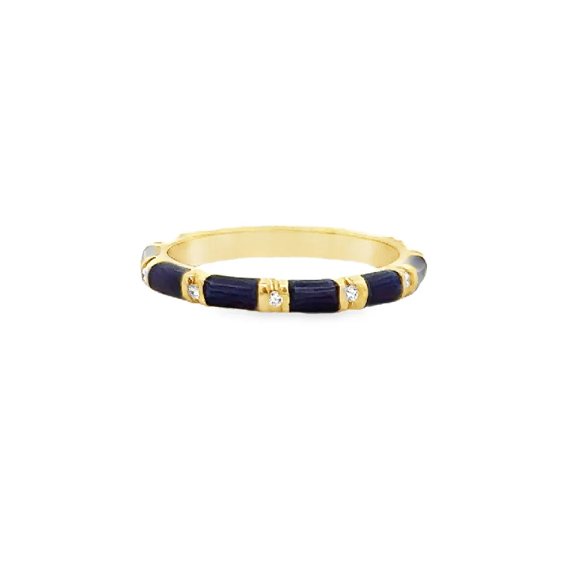 Exclusive Jewelry Offers – Shine For Less Enameled Diamond Band by Hidalgo Size 7