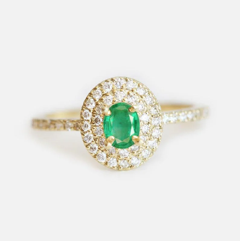 Seasonal Jewelry Deals – Elevate Your Style Sofia Emerald Ring