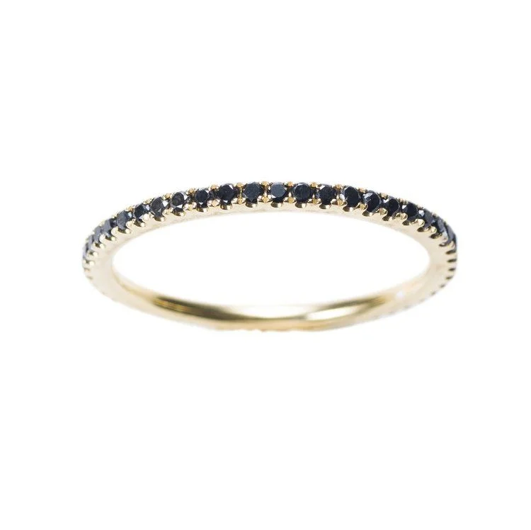 Petit Olivia Ring Gold, Black