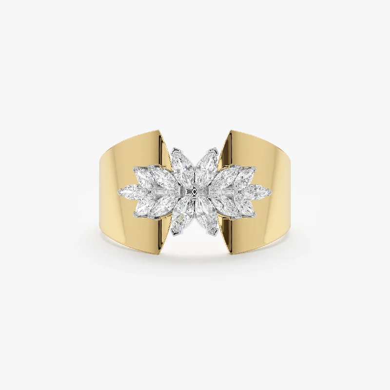 Shop Fine Jewelry With Exclusive Savings Marquise Diamond Cluster Ring, Sakura