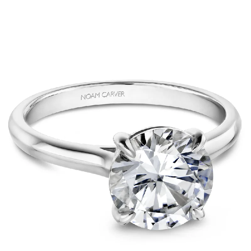 Buy More, Save More On Stunning Jewelry Designs Noam Carver Classic Solitaire Engagement Ring B353-01A Buy More, Save More On Stunning Jewelry Designs Noam Carver Classic Solitaire Engagement Ring B353-01A