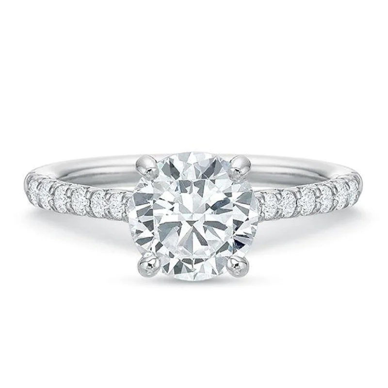 The Diamond Line Engagement Ring