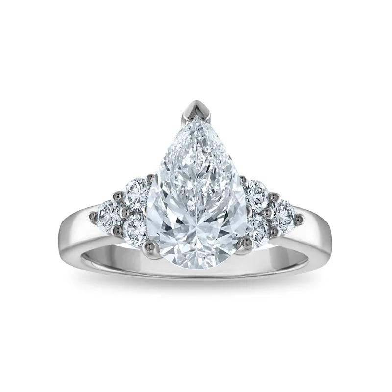 Timeless Jewelry At Special Discount Rates Signature EcoLove Diamond Dreams 2-5/8 CTW Lab Grown Diamond Engagement Ring in 14KT White Gold Timeless Jewelry At Special Discount Rates Signature EcoLove Diamond Dreams 2-5/8 CTW Lab Grown Diamond Engagement Ring in 14KT White Gold