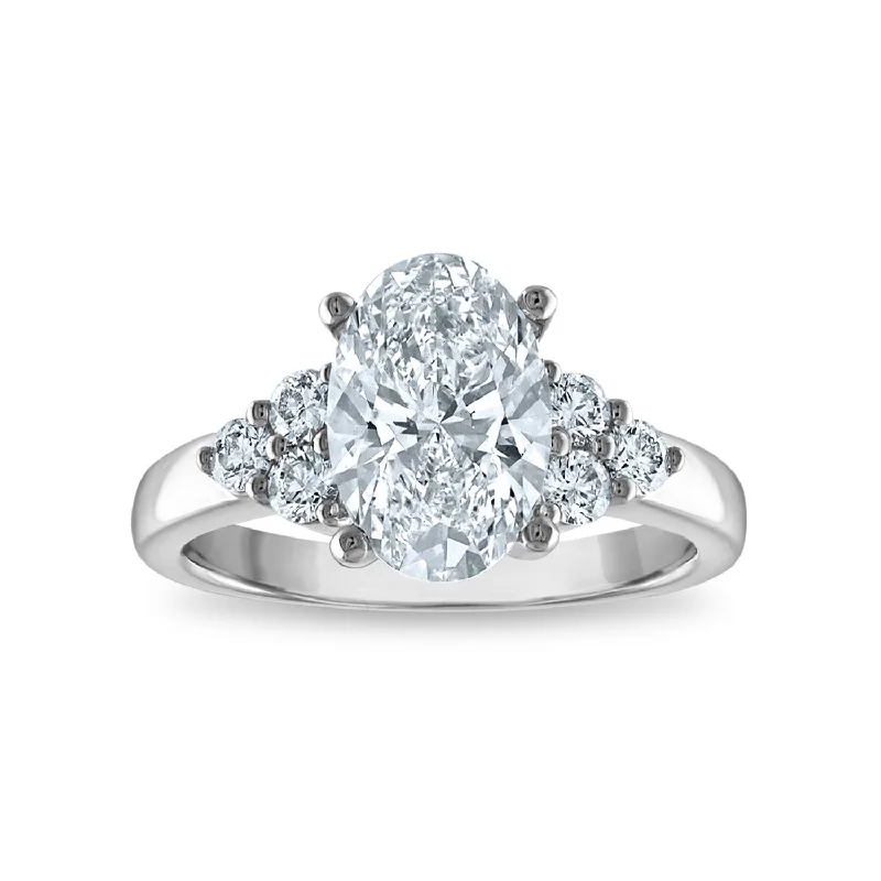 Special Sale On Handcrafted Jewelry – Shop Today Signature EcoLove Diamond Dreams 2-5/8 CTW Lab Grown Diamond Engagement Ring in 14KT White Gold
