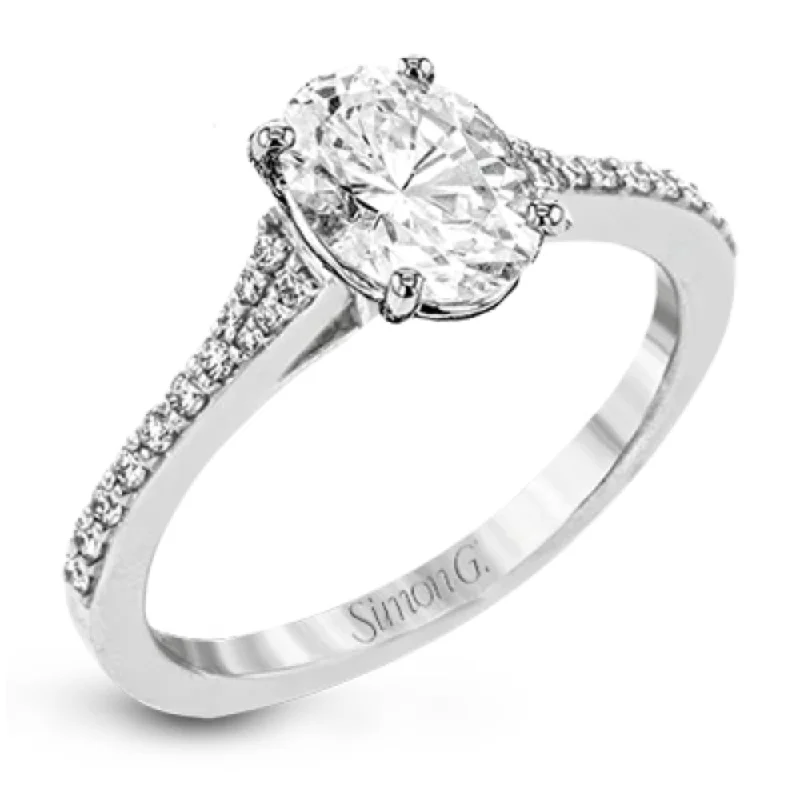 Trending Jewelry Styles Now At Limited-Time Discounts Simon G. 18k Gold Oval-Cut Engagement Ring with Diamonds Trending Jewelry Styles Now At Limited-Time Discounts Simon G. 18k Gold Oval-Cut Engagement Ring with Diamonds