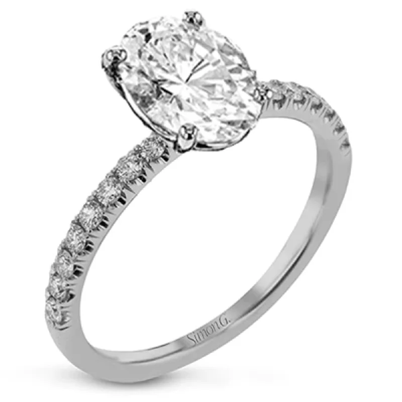Flash Jewelry Sale – Get Stunning Pieces At Low Prices Simon G. 18k Oval-Cut Engagement Ring with Diamonds Flash Jewelry Sale – Get Stunning Pieces At Low Prices Simon G. 18k Oval-Cut Engagement Ring with Diamonds