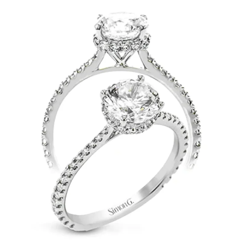 Unmissable Jewelry Sale – Shop Before It's Too Late Simon G. 18k Round-Cut Hidden Halo Engagment Ring with Diamonds Unmissable Jewelry Sale – Shop Before It's Too Late Simon G. 18k Round-Cut Hidden Halo Engagment Ring with Diamonds