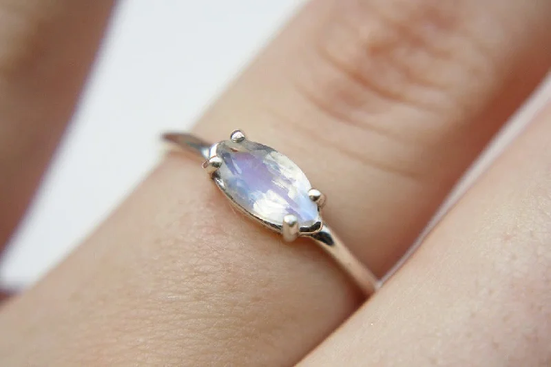 Shine Bright With Our Special Jewelry Promotions Marquise Moonstone Ring