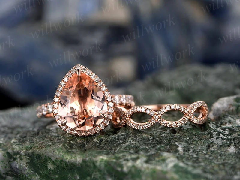 Unique Jewelry Designs Now At Discounted Rates morganite engagement ring