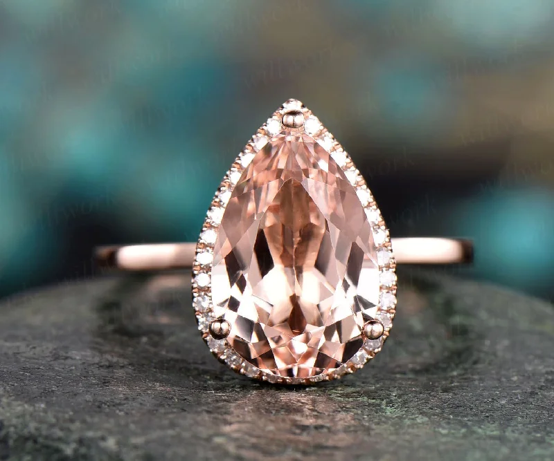 Special Deals On Handcrafted And Designer Jewelry morganite engagement ring
