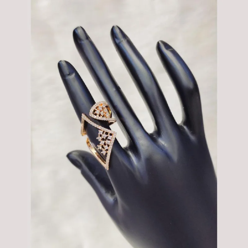 Seasonal Jewelry Sale – Upgrade Your Style Today Aamrapali Rose Gold Plated Austrian Stone Ring Seasonal Jewelry Sale – Upgrade Your Style Today Aamrapali Rose Gold Plated Austrian Stone Ring