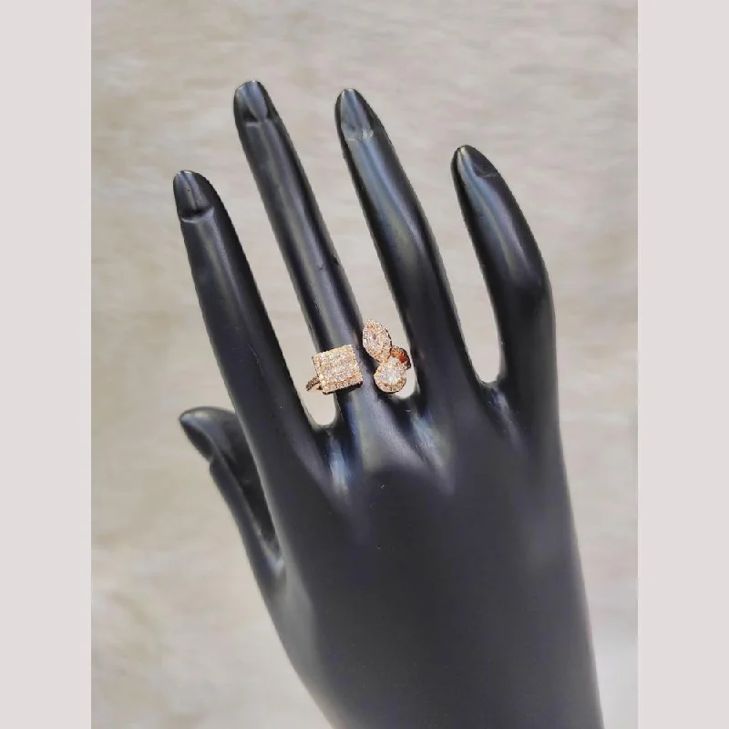 Luxury Jewelry Sale – Sparkle For Less Aamrapali Rose Gold Plated Austrian Stone Ring Luxury Jewelry Sale – Sparkle For Less Aamrapali Rose Gold Plated Austrian Stone Ring