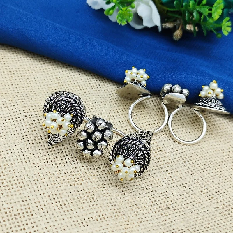 Premium Jewelry At Special Low Prices For A Limited Time Akruti Collection Oxidized Plated Ghungroo Ring Premium Jewelry At Special Low Prices For A Limited Time Akruti Collection Oxidized Plated Ghungroo Ring