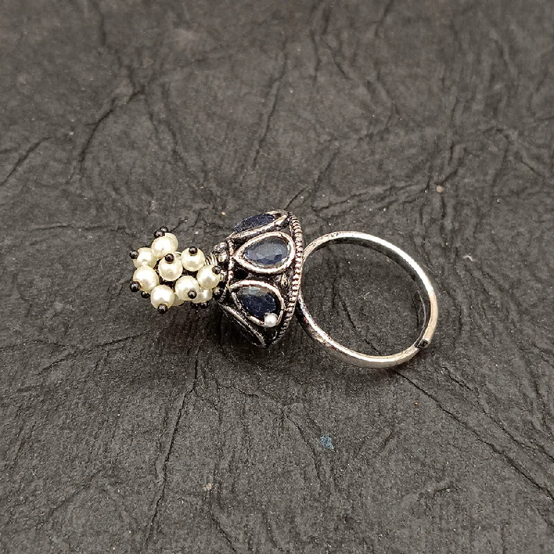 Dazzle With Discounts – Shop Jewelry On Sale Bhavi Jewel Oxidised Plated Adjustable Ring Dazzle With Discounts – Shop Jewelry On Sale Bhavi Jewel Oxidised Plated Adjustable Ring