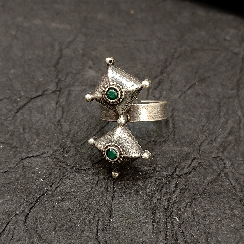 Elegant Jewelry, Exclusive Prices – Shop Now Bhavi Jewel Oxidised Plated Adjustable Ring Elegant Jewelry, Exclusive Prices – Shop Now Bhavi Jewel Oxidised Plated Adjustable Ring