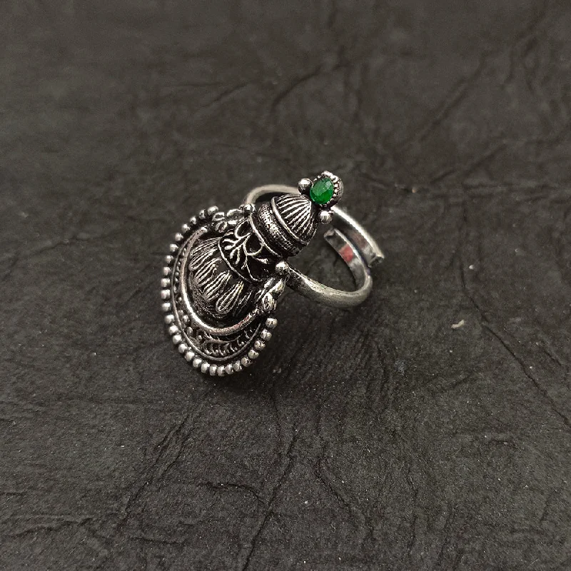 The Ultimate Jewelry Sale – Shop Premium Styles Bhavi Jewels Oxidised Plated Adjustable Ring The Ultimate Jewelry Sale – Shop Premium Styles Bhavi Jewels Oxidised Plated Adjustable Ring