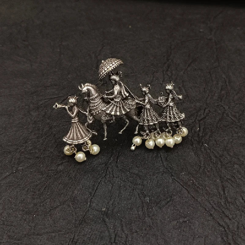Stunning Jewelry Pieces At The Lowest Prices Ever Bhavi Jewels Oxidised Plated Doli Barat Adjustable Ring Stunning Jewelry Pieces At The Lowest Prices Ever Bhavi Jewels Oxidised Plated Doli Barat Adjustable Ring