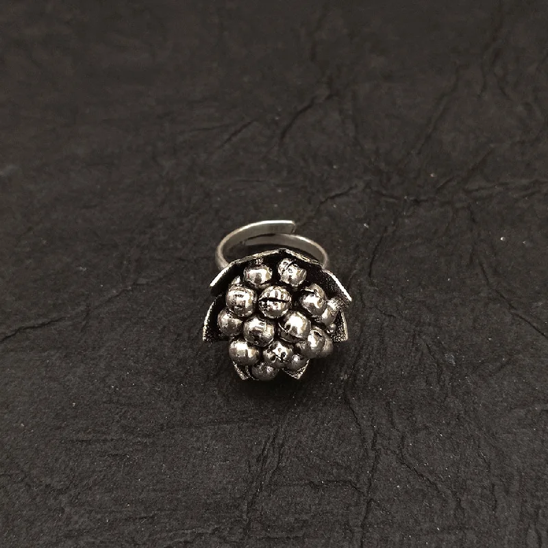 Celebrate Every Occasion With Sparkling Savings Bhavi Jewels Oxidised Plated Grapes Adjustable Ring Celebrate Every Occasion With Sparkling Savings Bhavi Jewels Oxidised Plated Grapes Adjustable Ring