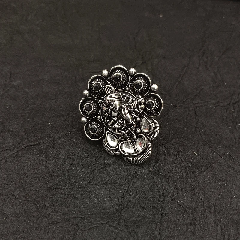 Unmissable Deals On Handmade Jewelry Collections Bhavi Jewels Oxidised Plated Temple Adjustable Ring Unmissable Deals On Handmade Jewelry Collections Bhavi Jewels Oxidised Plated Temple Adjustable Ring