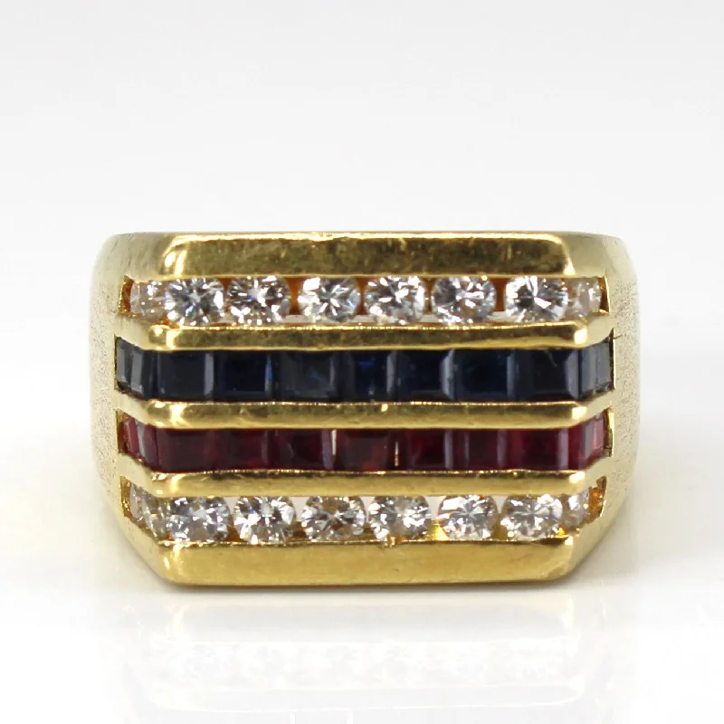 Affordable Luxury Jewelry – Style At A Great Price Channel Set Multi Gemstones Ring | 0.45ctw | 0.38ctw | 0.38ctw | SZ 7 | Affordable Luxury Jewelry – Style At A Great Price Channel Set Multi Gemstones Ring | 0.45ctw | 0.38ctw | 0.38ctw | SZ 7 |