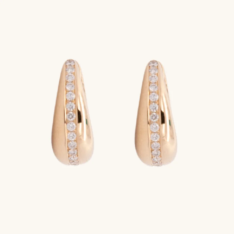 Luxury Meets Affordability – Jewelry Sale Live Now Chunky Diamond Huggie Earrings