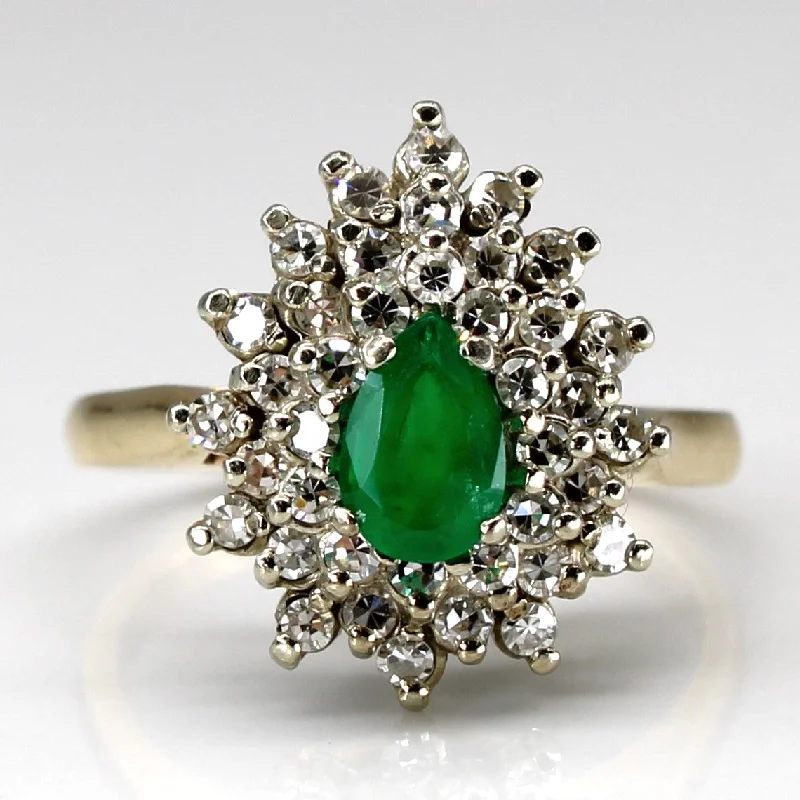 Luxury Jewelry Clearance – Shop Premium Styles Now Cluster Diamond & Emerald Cocktail Ring | 0.60ctw | 0.38ct | SZ 7.5 | Luxury Jewelry Clearance – Shop Premium Styles Now Cluster Diamond & Emerald Cocktail Ring | 0.60ctw | 0.38ct | SZ 7.5 |
