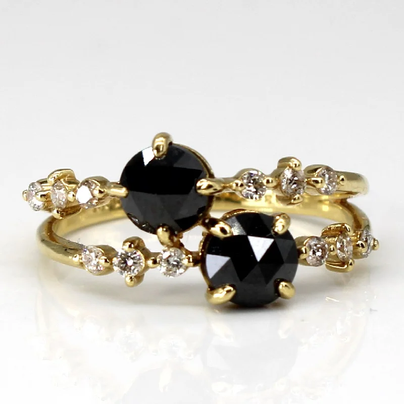 Sparkle On A Budget – Fine Jewelry For Less Double Row Diamond Ring | 1.20ctw | 0.22ctw | SZ 7 | Sparkle On A Budget – Fine Jewelry For Less Double Row Diamond Ring | 1.20ctw | 0.22ctw | SZ 7 |