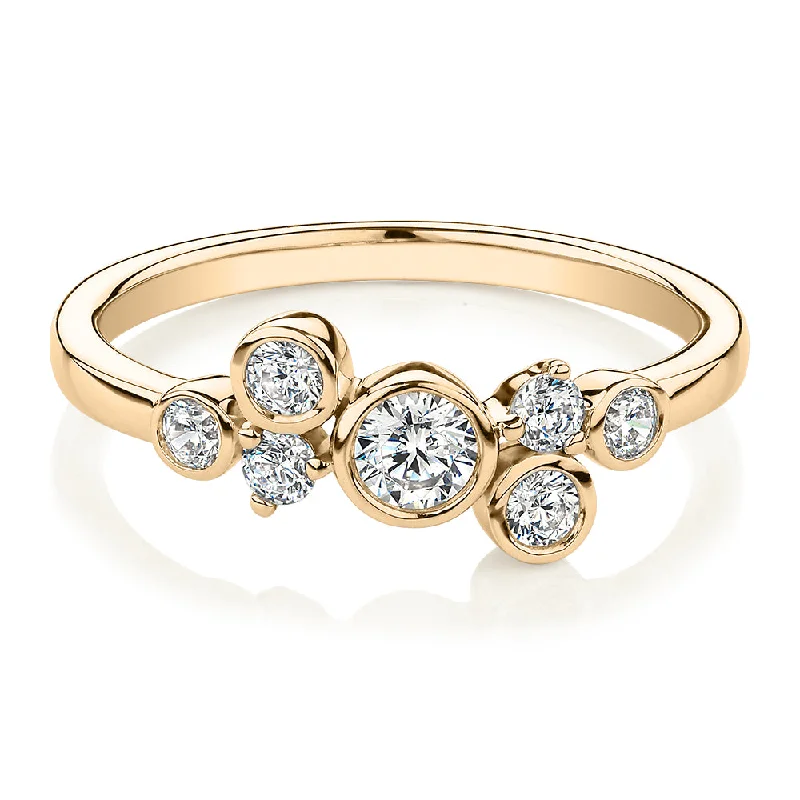 Don't Miss Out On Jaw-Dropping Jewelry Discounts Dress ring with 0.39 carats* of diamond simulants in 10 carat yellow gold Don't Miss Out On Jaw-Dropping Jewelry Discounts Dress ring with 0.39 carats* of diamond simulants in 10 carat yellow gold