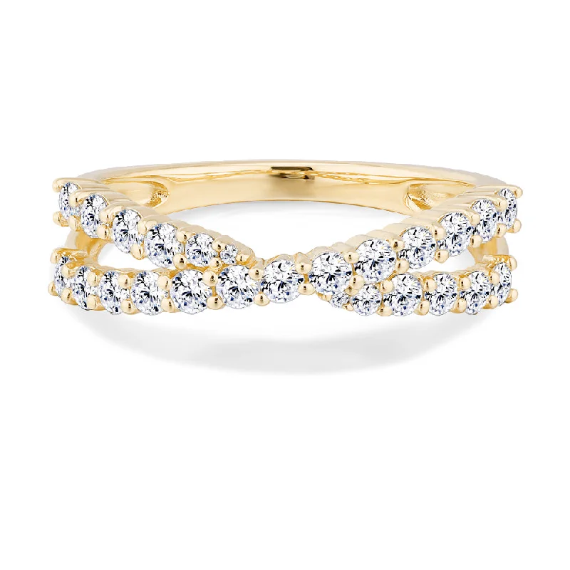 Flash Sale On Elegant Jewelry – Don't Miss Out Dress ring with 0.67 carats* of diamond simulants in 10 carat yellow gold Flash Sale On Elegant Jewelry – Don't Miss Out Dress ring with 0.67 carats* of diamond simulants in 10 carat yellow gold