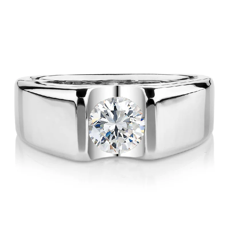 Affordable Glamour – Premium Jewelry For Less Dress ring with 1.03 carats* of diamond simulants in sterling silver Affordable Glamour – Premium Jewelry For Less Dress ring with 1.03 carats* of diamond simulants in sterling silver