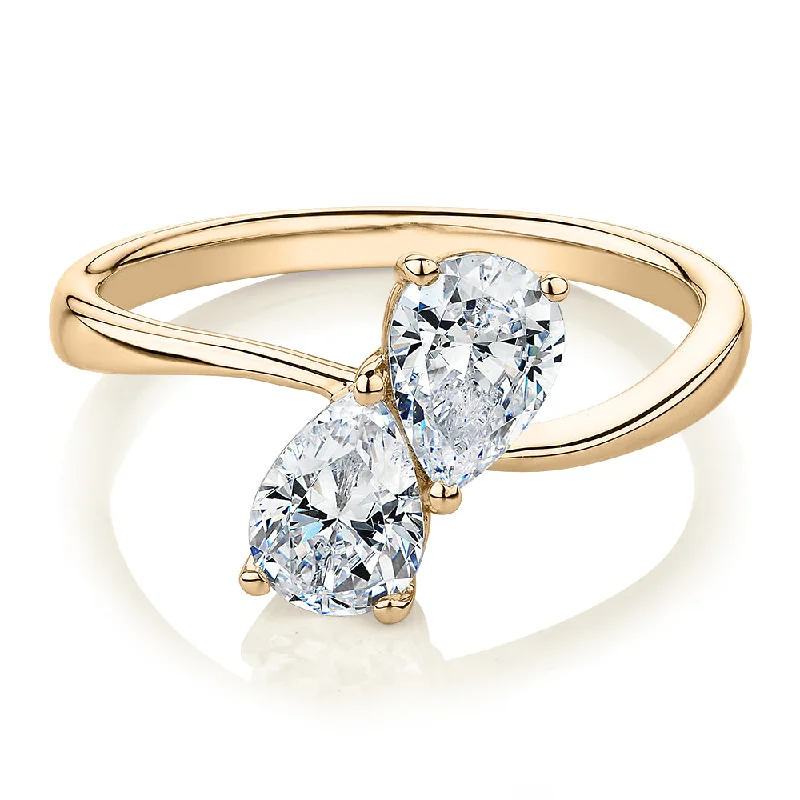 Buy More, Save More On Stunning Jewelry Pieces Dress ring with 1.42 carats* of diamond simulants in 10 carat yellow gold Buy More, Save More On Stunning Jewelry Pieces Dress ring with 1.42 carats* of diamond simulants in 10 carat yellow gold