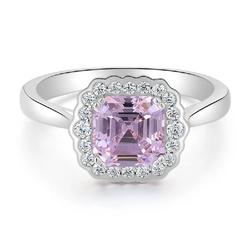 Limited-Time Offer On Elegant Jewelry Pieces Dress ring with 2.19 carats* of diamond simulants in sterling silver Limited-Time Offer On Elegant Jewelry Pieces Dress ring with 2.19 carats* of diamond simulants in sterling silver
