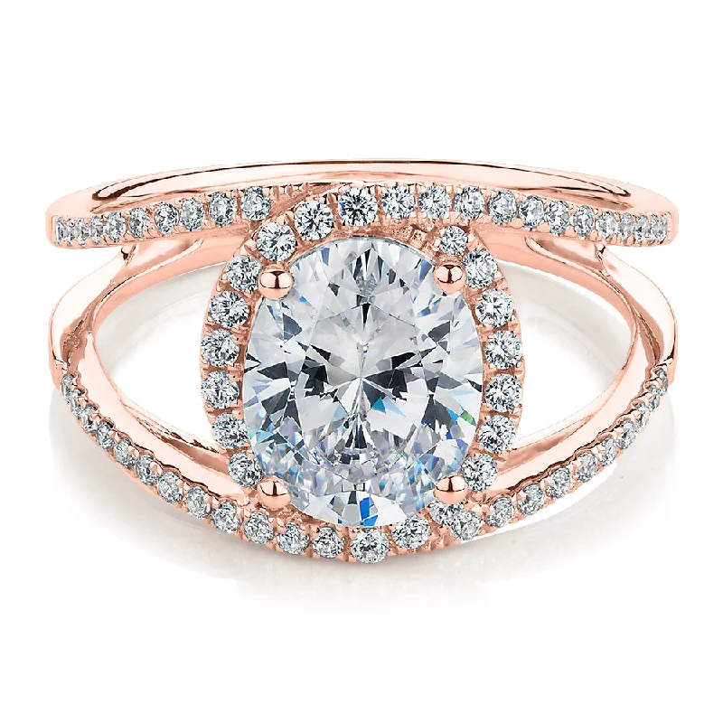 Make Your Outfit Shine With Discounted Jewelry Dress ring with 2.95 carats* of diamond simulants in 10 carat rose gold Make Your Outfit Shine With Discounted Jewelry Dress ring with 2.95 carats* of diamond simulants in 10 carat rose gold