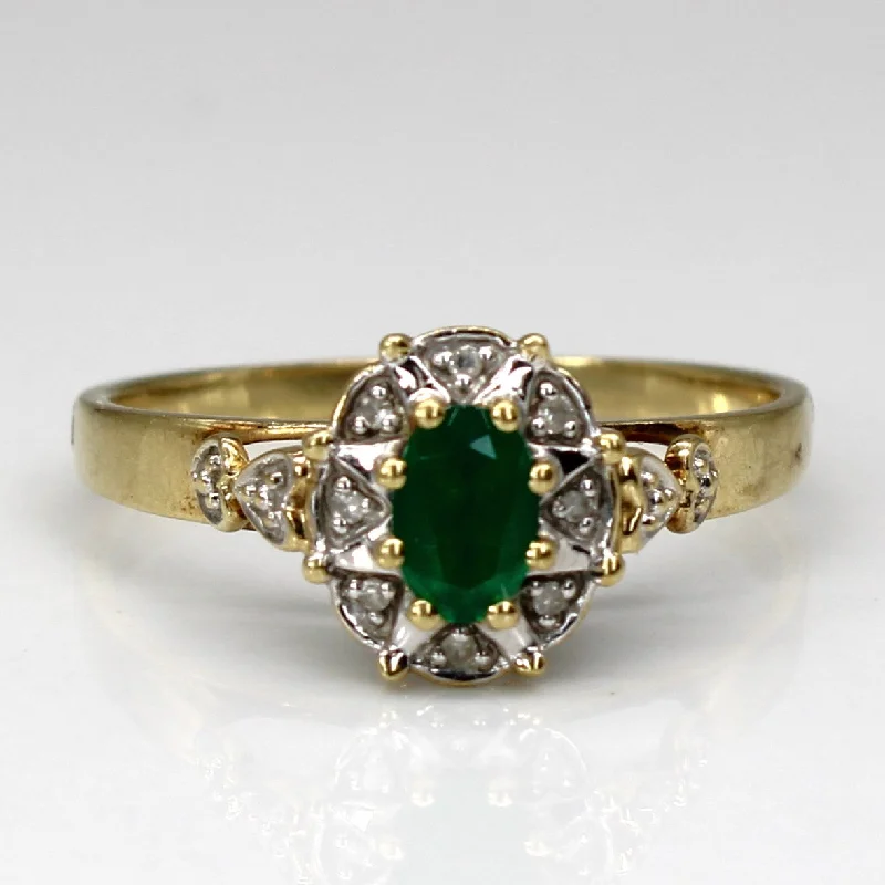 Once-A-Year Jewelry Sale – Grab Your Favorites Now Emerald & Diamond Cocktail Ring | 0.25ct | 0.016ctw | SZ 9.5 | Once-A-Year Jewelry Sale – Grab Your Favorites Now Emerald & Diamond Cocktail Ring | 0.25ct | 0.016ctw | SZ 9.5 |