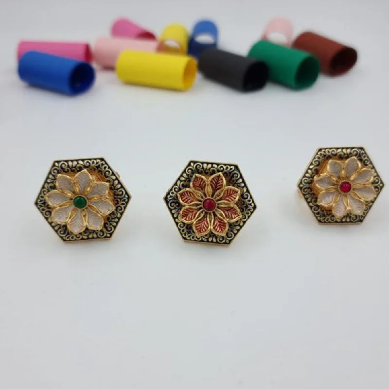 Final Call – Shop Exquisite Jewelry Before It's Gone JCM Gold Plated Pota Stone Adjustable Ring (Assorted Color) (1 Piece Only) Final Call – Shop Exquisite Jewelry Before It's Gone JCM Gold Plated Pota Stone Adjustable Ring (Assorted Color) (1 Piece Only)