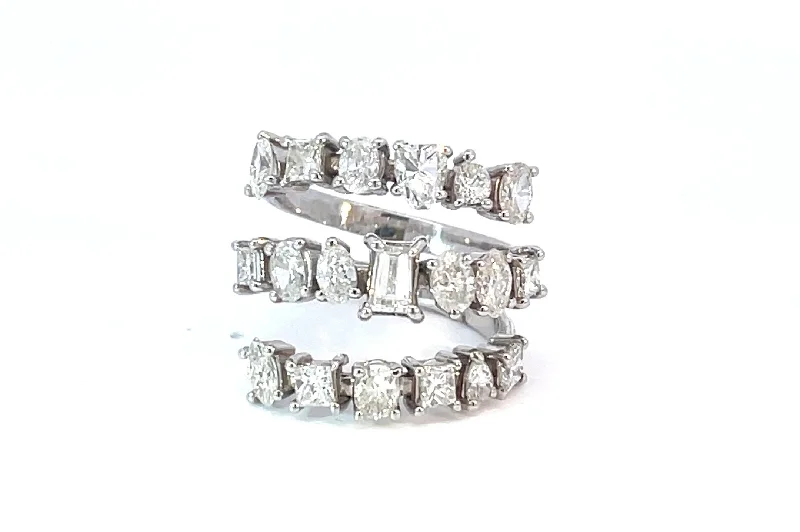 Special Deals On Handcrafted And Designer Jewelry Fancy Cut Wrap-Around Diamond Ring Special Deals On Handcrafted And Designer Jewelry Fancy Cut Wrap-Around Diamond Ring