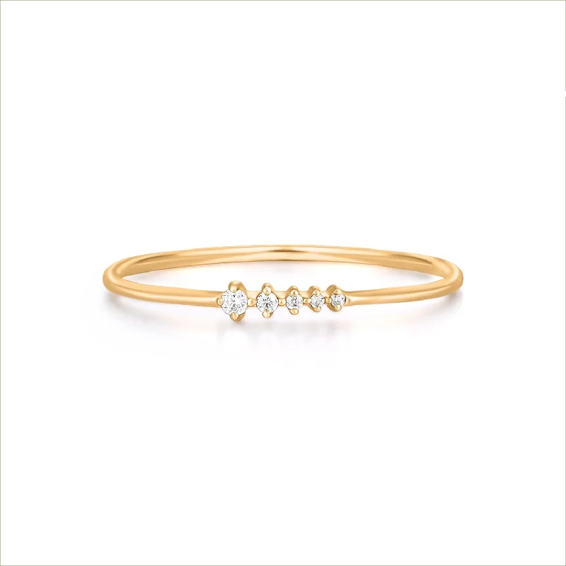 Grab Stylish Jewelry Before The Sale Ends Lydia Gold CZ Ring