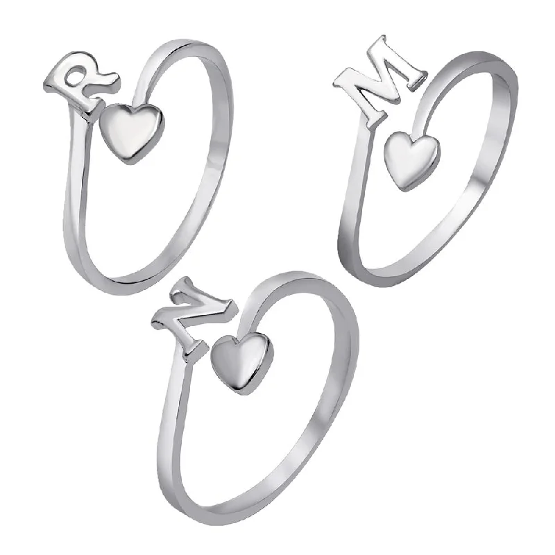 Trending Jewelry Now Available At Exclusive Prices Mahi Combo of "R M N" Initial Adjustable Finger Rings for Women (CO1105182R) Trending Jewelry Now Available At Exclusive Prices Mahi Combo of "R M N" Initial Adjustable Finger Rings for Women (CO1105182R)