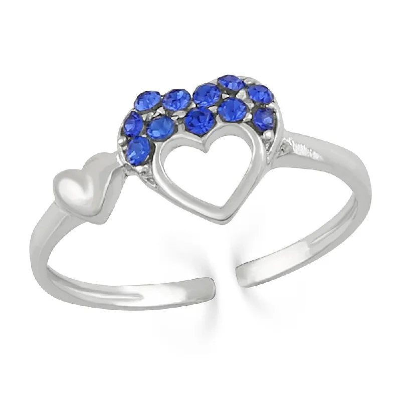Exclusive Gemstone Jewelry At Special Prices Mahi Trio Heart Adjustable Finger Ring Exclusive Gemstone Jewelry At Special Prices Mahi Trio Heart Adjustable Finger Ring
