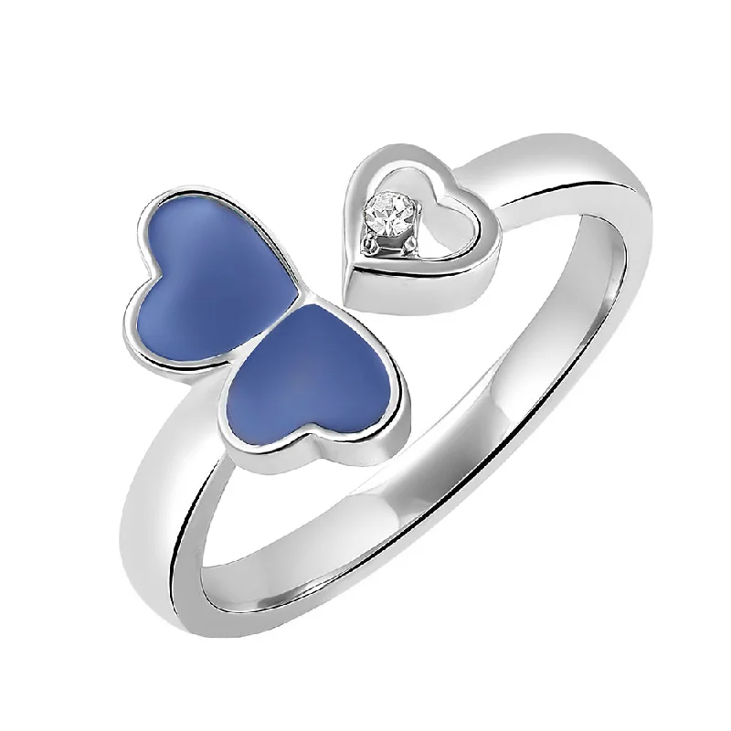 Luxury Jewelry Sale – Elegant Styles At Unbeatable Prices Mahi Tripple Heart Blue Meena Work Silver Color Adjustable Finger Ring for Women (FR1103131RBlu) Luxury Jewelry Sale – Elegant Styles At Unbeatable Prices Mahi Tripple Heart Blue Meena Work Silver Color Adjustable Finger Ring for Women (FR1103131RBlu)