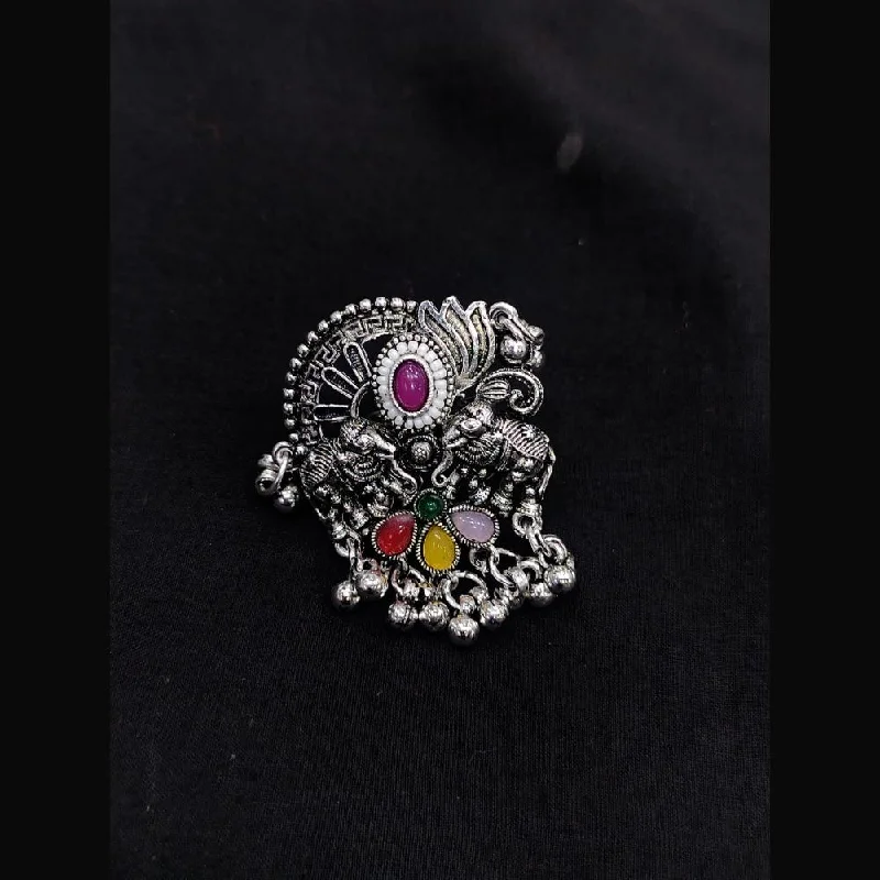Exclusive Jewelry Sale – Limited-Time Discounts Manisha Jewellery Oxidised Plated Pota Stone Rings Exclusive Jewelry Sale – Limited-Time Discounts Manisha Jewellery Oxidised Plated Pota Stone Rings