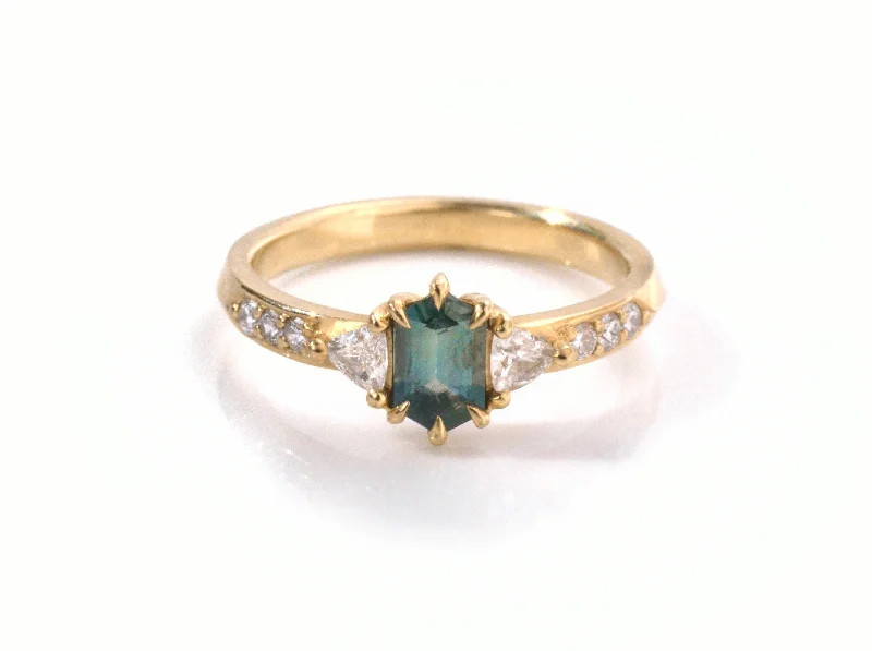 Trending Jewelry Styles Now At Limited-Time Discounts Montana Sapphire Hex Trio Ring Trending Jewelry Styles Now At Limited-Time Discounts Montana Sapphire Hex Trio Ring