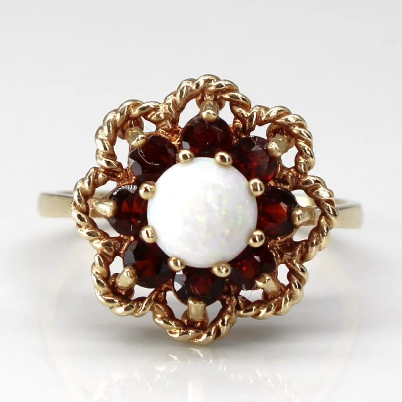 Bestselling Jewelry Now On Sale – Elevate Your Look Opal & Garnet Cocktail Ring | 0.58ct | 0.36ctw | SZ 6.75 | Bestselling Jewelry Now On Sale – Elevate Your Look Opal & Garnet Cocktail Ring | 0.58ct | 0.36ctw | SZ 6.75 |