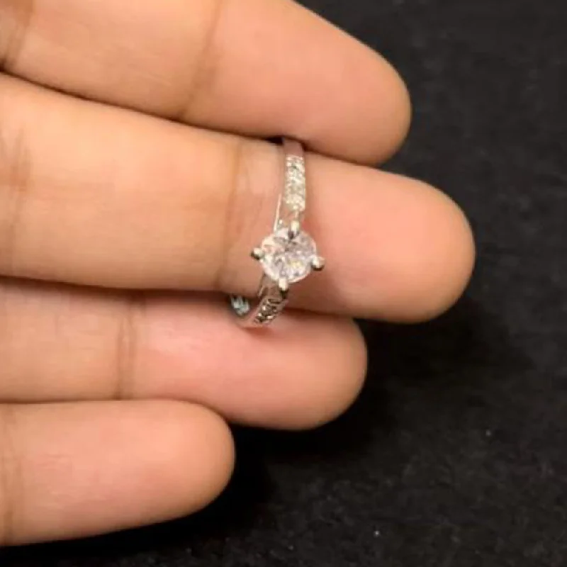 Jewelry Sale Alert – Shop Timeless Elegance Today ShringarStreet Silver Plated AD Stone Ring Jewelry Sale Alert – Shop Timeless Elegance Today ShringarStreet Silver Plated AD Stone Ring
