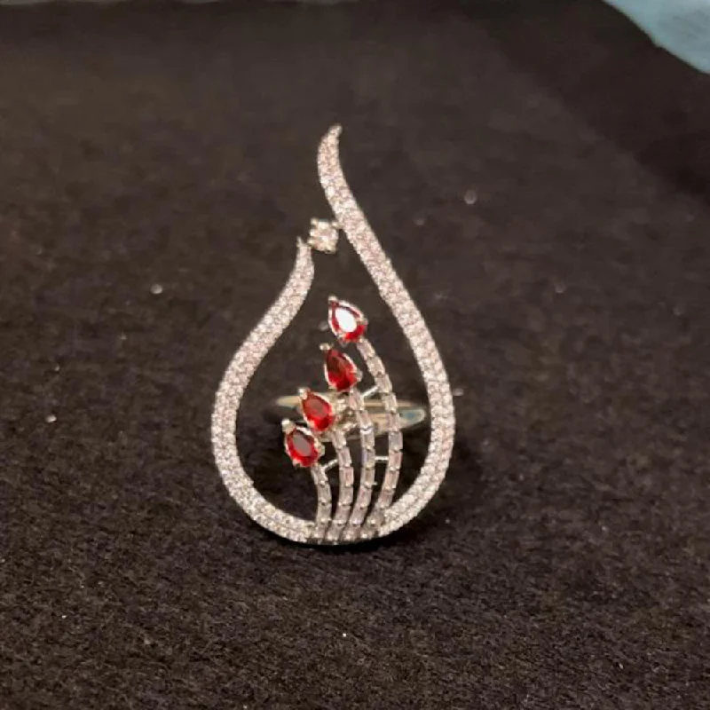 Sparkle For Less – Shop Our Limited-Time Jewelry Deals ShringarStreet Silver Plated AD Stone Ring Sparkle For Less – Shop Our Limited-Time Jewelry Deals ShringarStreet Silver Plated AD Stone Ring