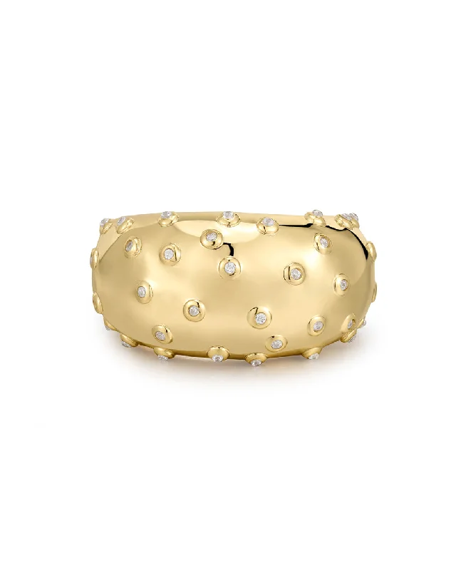 Elegant Designs, Unbeatable Discounts – Shop Jewelry Now The Pave Molten RIng